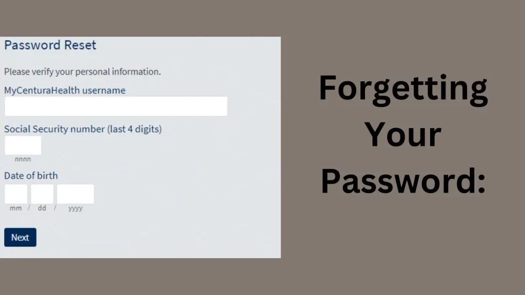 Forgetting Your Password